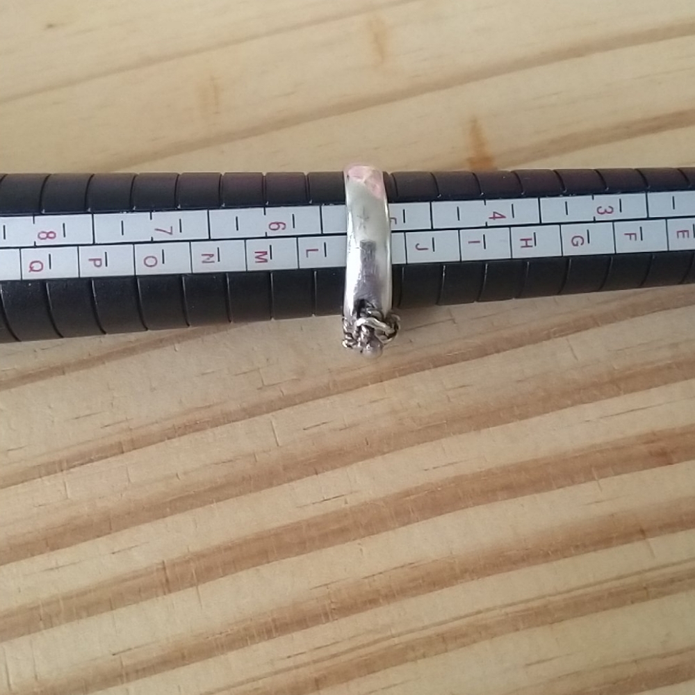 Solid Sterling Silver Antique Ring - image 4